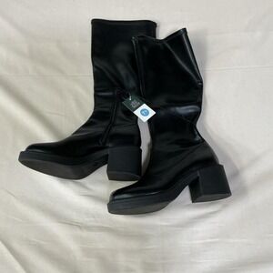 Wild Fable black platform ankle boots